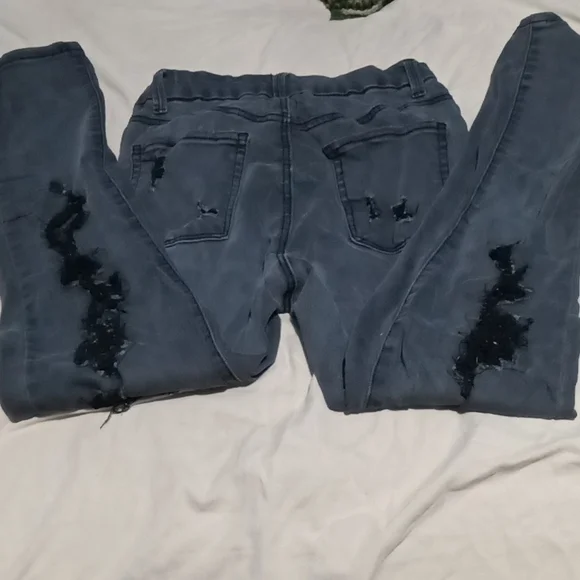 Black Ripped Jeans - Picture 2 of 2